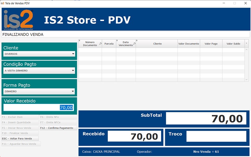 Software Loja de Roupas - PDV Pagamento